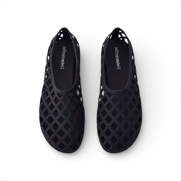 Jeffrey Campbell Shoes - Jeffrey Campbell Black Cutout Flats